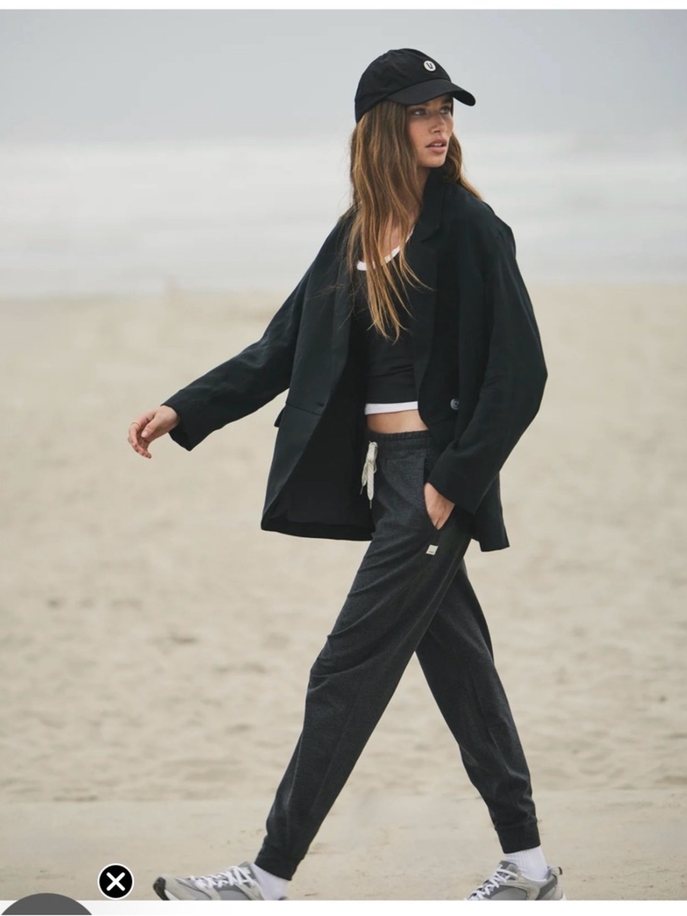 New - Vuori performance jogger in “Black heather”Jogger